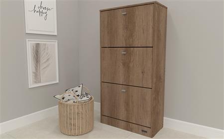 Zapatero MOSCONI 57084 3 puertas Nebraska Gris
